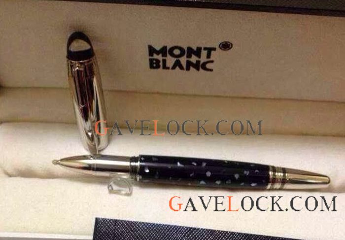 Montblanc Starwalker Black&Silver Rollerball Pen / Copy Mont Blanc Marble Pen